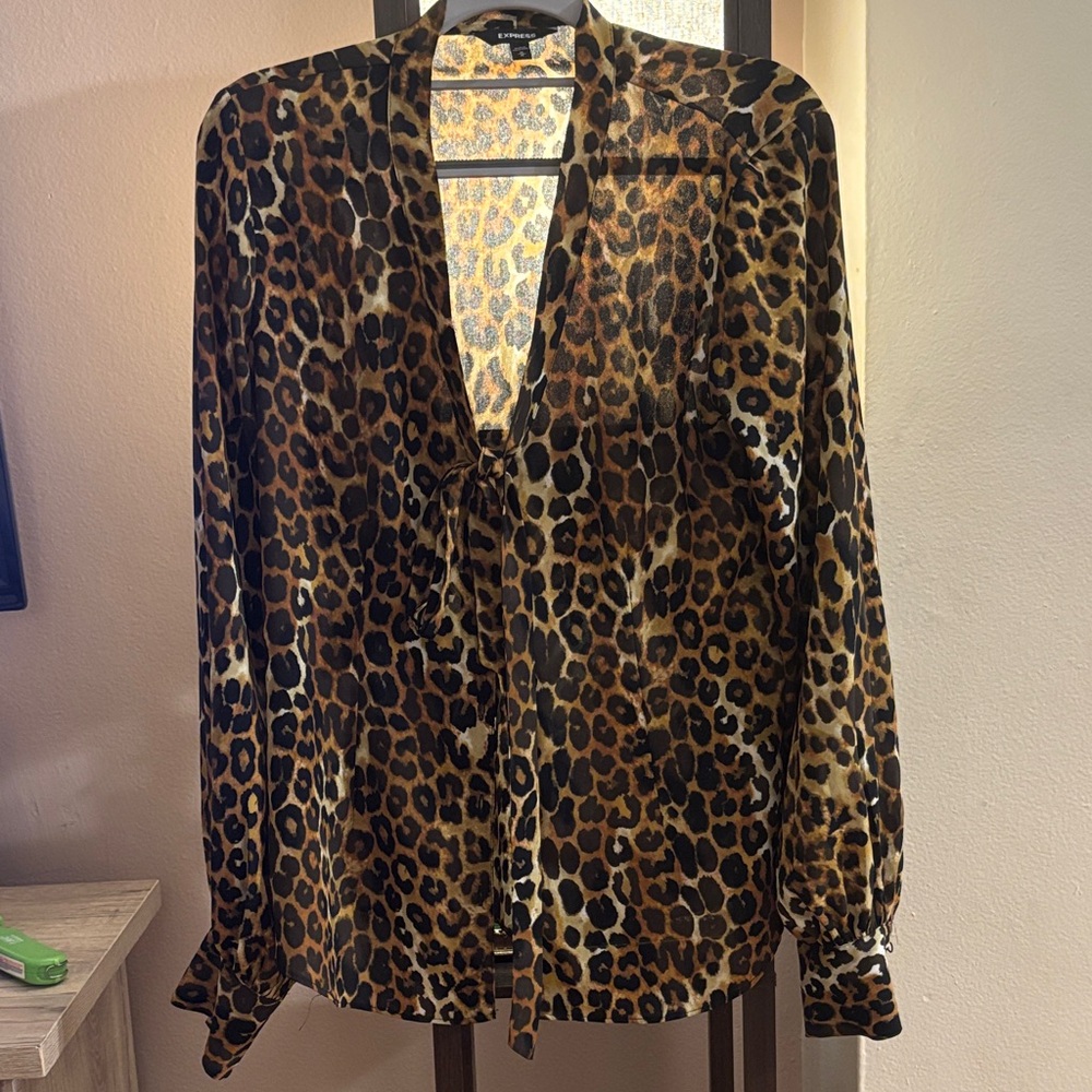 Express Animal Print Blouse